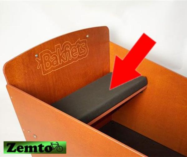 BA-Sitzkissen Set matt schwarz für Zweirädriges Lastenrad